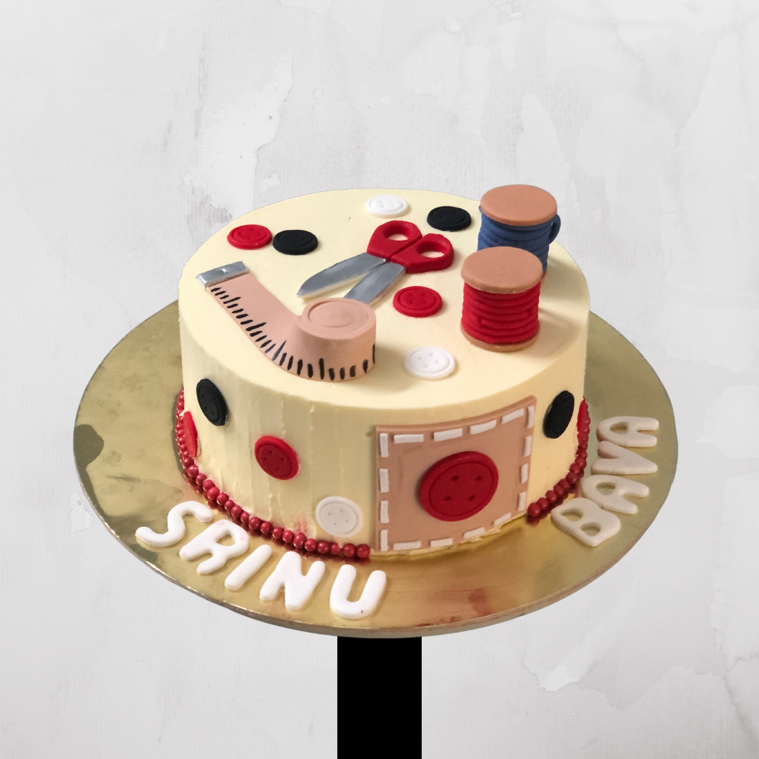 Tailor Theme Cake